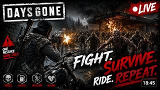 🔴 Fighting for Survival Against Endless Zombies! | DAYS GONE (LIVE NOW) #zombie #survival #stream screenshot 1