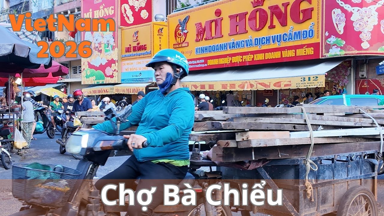 Chợ Bà Chiểu 2026 | Nhịp Điệu Cuộc Sống Lúc 16h Chiều | 4K