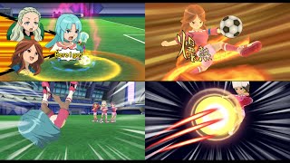 Inazuma eleven Go strikers 2013 Xtreme | Inazuma Girls VS Osaka Gals screenshot 3