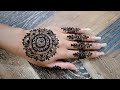 Elegant and unique mehndi designs ✨ Aesthetic and Simple mehndi designs 🍀 Back Hand New style