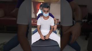 Seated Rib Adjustment.. تعديل الضلوع