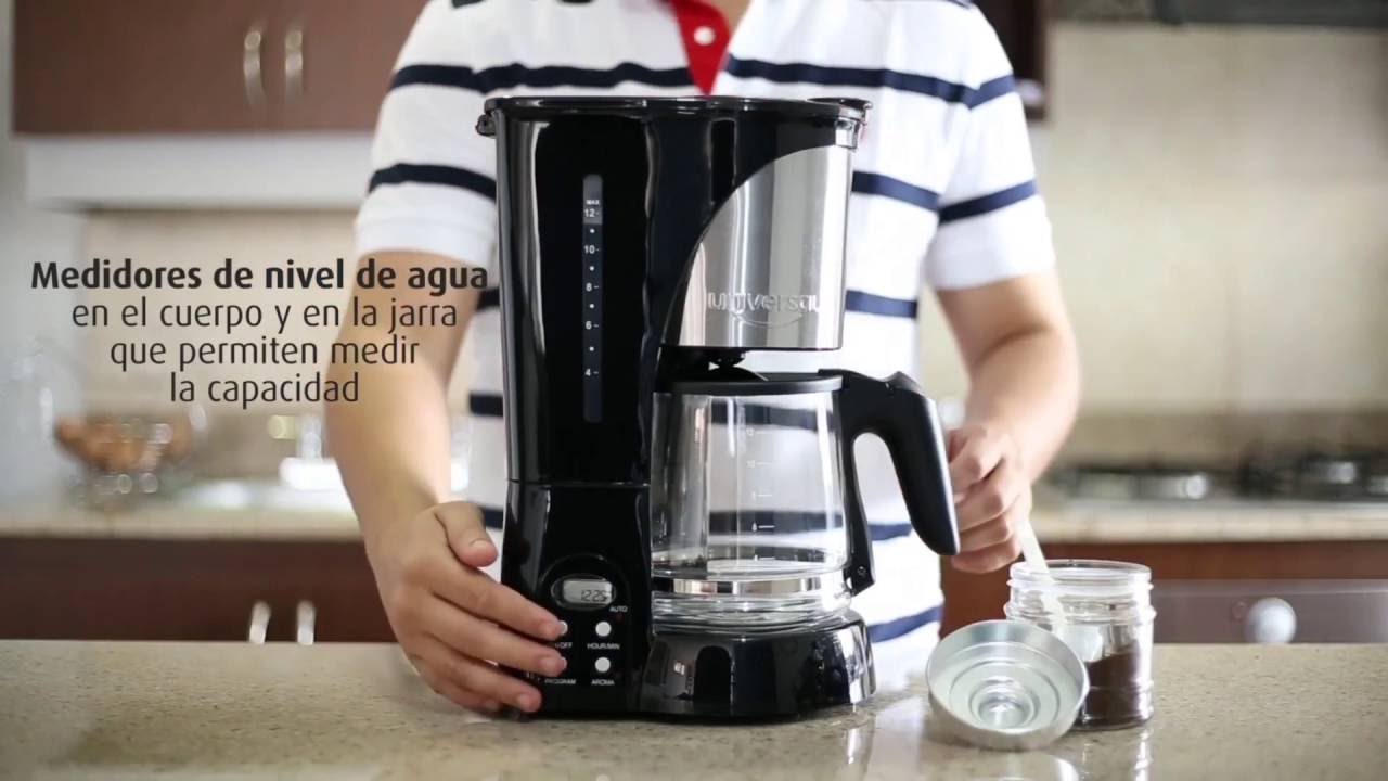 Cafetera Digital 12 tazas - YouTube