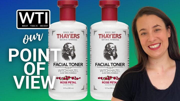 Thayers witch hazel lavender toner review năm 2024