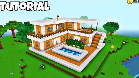 Block Craft 3D: Morden House Simulator —Morden House Build tutorial