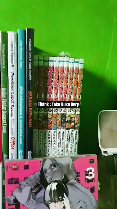Koleksi Buku Komik Manga Toko Buku Dery #buku #komik #manga #anime #gramedia #elekmedia #m&c #pgi