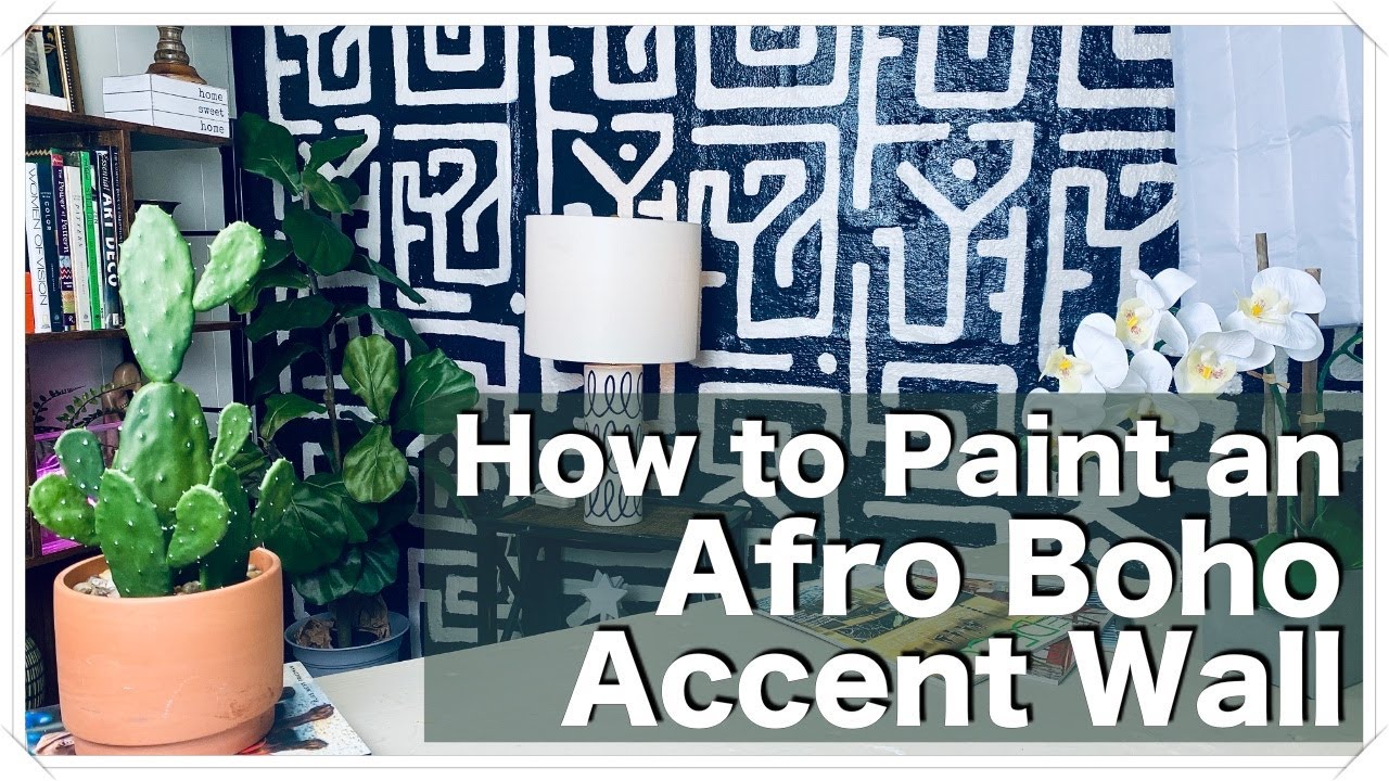 Afro Boho Accent Wall | DIY Ideas to Quickly Transform a Room - YouTube
