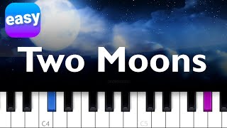 BoyWithUke - Two Moons  | EASY PIANO TUTORIAL