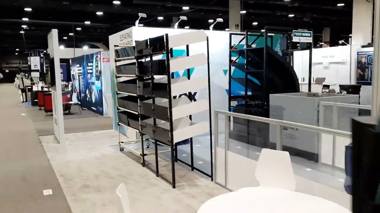 Promat 2023 Walkthrough of Startup section (back of South Hall)