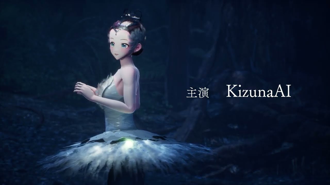 Virtual YouTuber KizunaAI dances gracefully in the ballet 