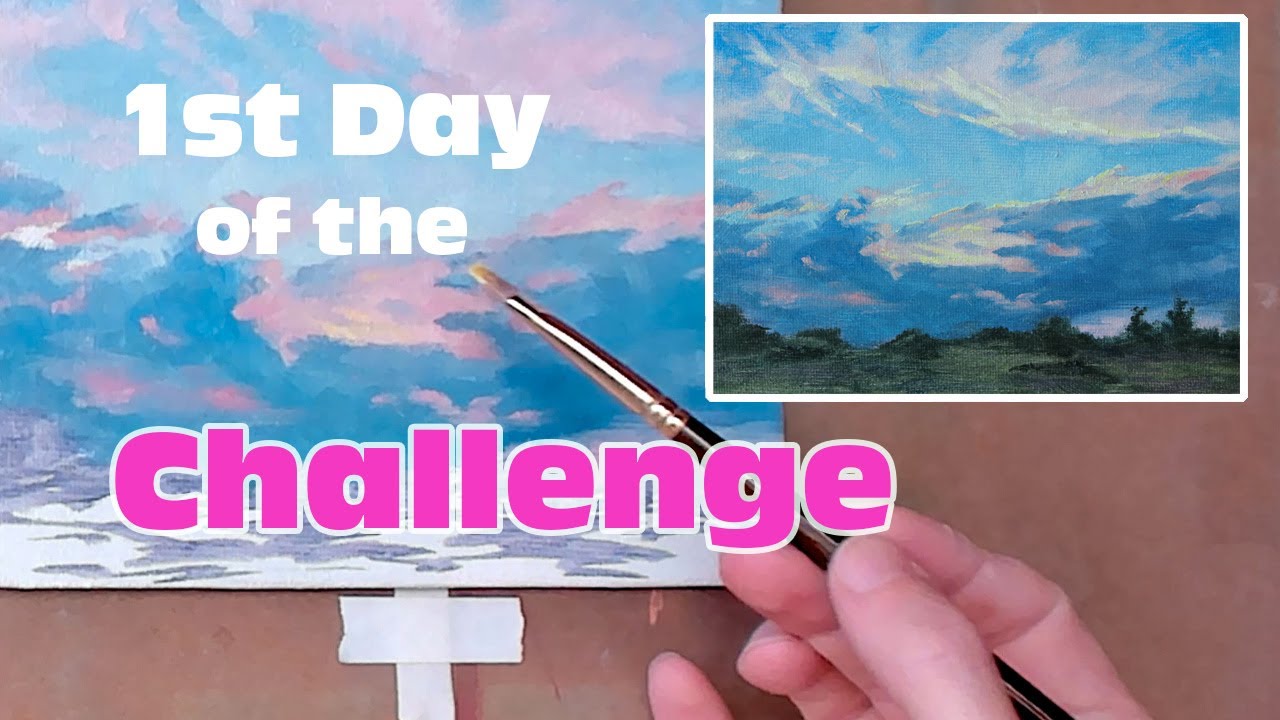 30 Day Painting Challenge - Day 1 - YouTube