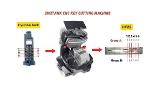 How to get key bittings from Hyundai door lock (HY22) and get a new key?