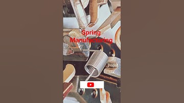 automated spring Manufacturing  | spring making process | heavy spring Manufacturing process #spring