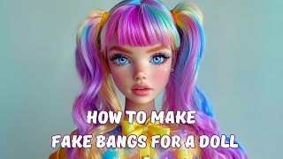 The SECRET to Creating Perfect Bangs for Your Doll!