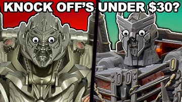 Transformers Knock Off Battle - MEGATRON vs SCOURGE