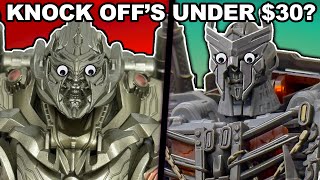 Transformers Knock Off Battle - MEGATRON vs SCOURGE