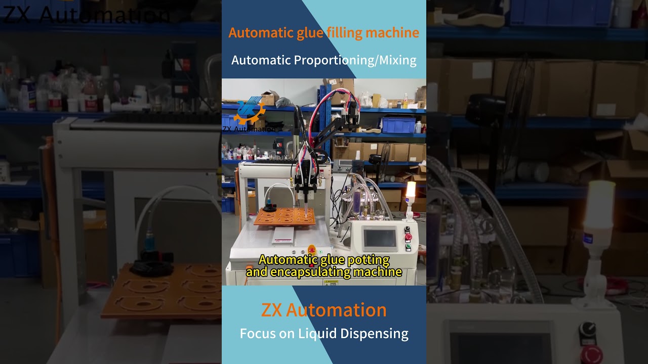 Automatic glue potting encapsulating machine