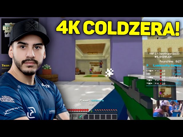 CS:GO: jogada histórica de coldzera é recriada no Minecraft, esports