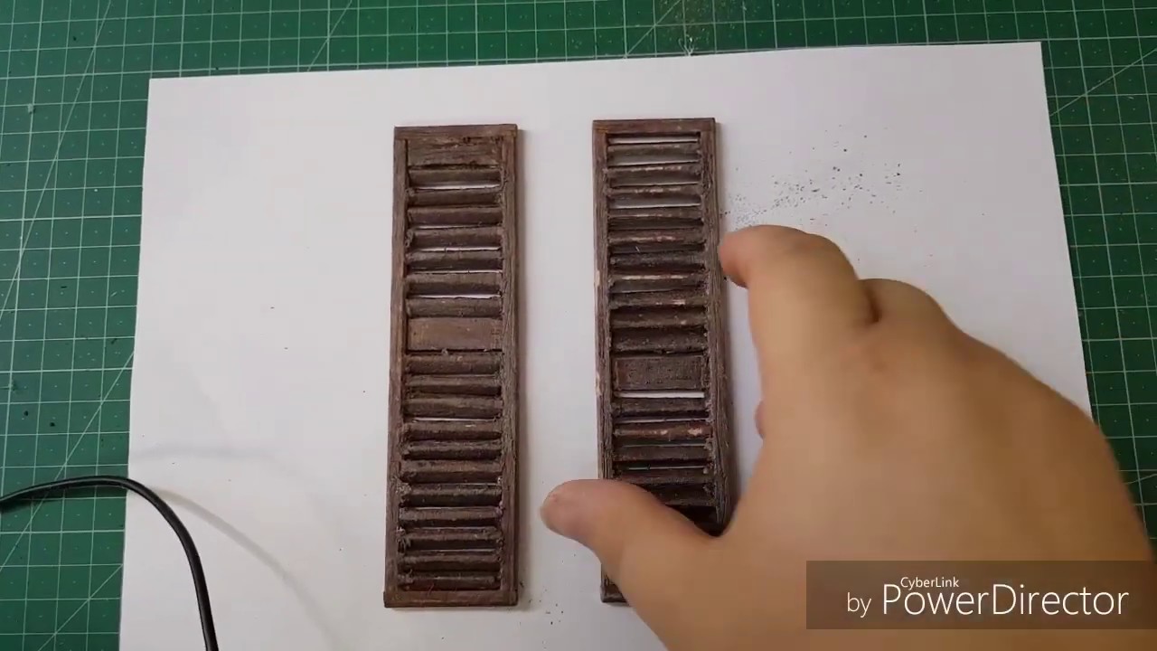 Tutorial costruire tapparelle veneziane per presepi e diorami