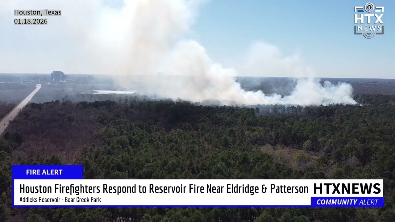 Houston Firefighters Respond to Reservoir Fire Near Eldridge & PattersonUntitled 1
