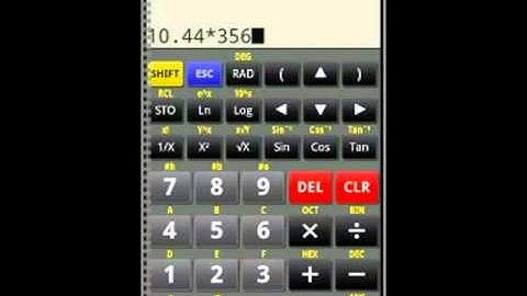PG Calculator for Android - simple algebraic operations