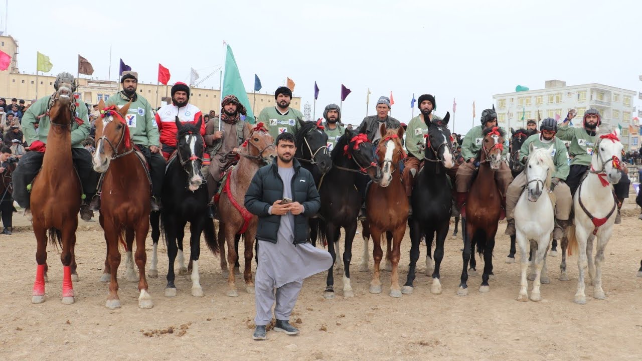 #جوانان #ولایت #بغلان در #مقابل #کندز #تاریخی ترین #مسابقه #بزکشی #جوانان #ّبغلان#تورنمنت#بزکشی#مزار