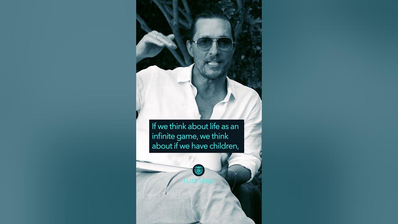 Selfless vs Selfish - Matthew McConaughey.