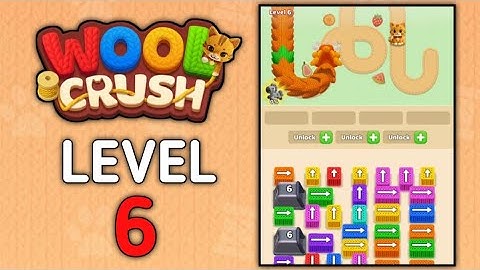 Wool Crush Levels 6 Gameplay