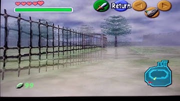 Zelda OOT Cheat Code lon lon forest