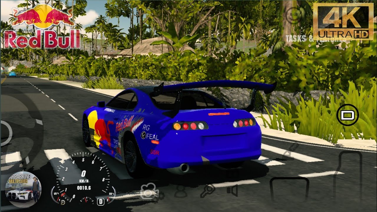 Supra MK4 Red Bull Edition – Full Modified – Realistic Gameplay – Car Parking Multiplayer