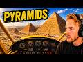 Flying to the PYRAMIDS in Microsoft Flight Simulator