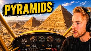 Flying to the PYRAMIDS in Microsoft Flight Simulator