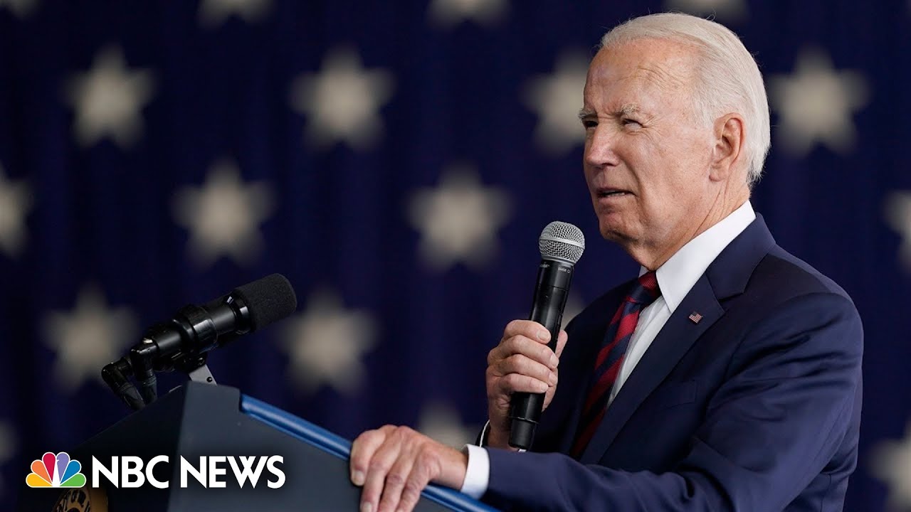 Watch: Biden delivers remarks on economy amid Hunter Biden indictment Watch: Biden delivers remarks on economy amid Hunter Biden indictment