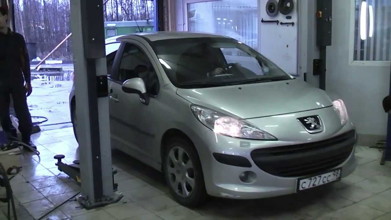 Удаление катализатора peugeot 207