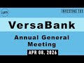 VersaBank Annual General Meeting | Digital Banking Growth and 20% Dividend Hike Confirmed