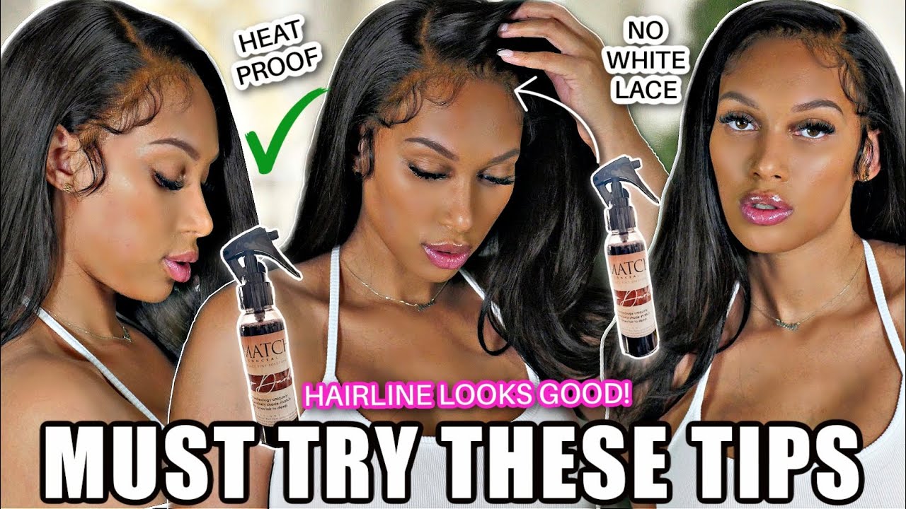 🤯 Wig Is STUCK‼️ MELT the LACE with DARK Skin 🚫BYE White Hairline! LONG Hold Wig Install with Glue