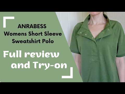 ANRABESS Sweatshirt Polo Review | The top for moms living in leggings