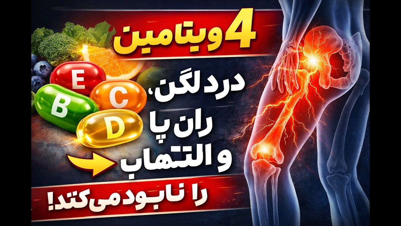 اگه پاهات درد می‌کنه، این ۴ ویتامین رو همین امروز بشناس!