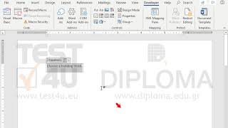 Insert a Building Block Gallery Content Control, with title Equations, which will use the...