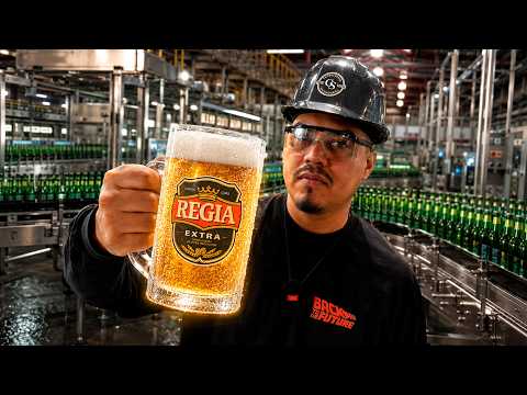 I Got Into the Factory Where REGIA Is Born🍺 | How Beer Is Made 🇸🇻