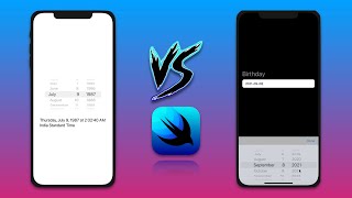 SwiftUI Default Date Picker VS Custom Date Picker 2021