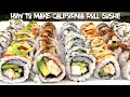 HOW TO MAKE A CALIFORNIA ROLL! *SUSHI*