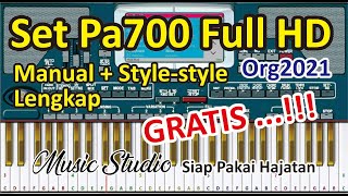 Set Dangdut PA700 Full HD Org Gratis || Download Set PA700 + Style Lengkap