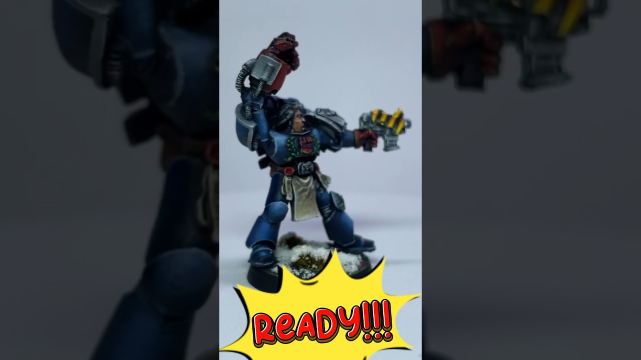 Painting a Crimson Fists Captain for my army 