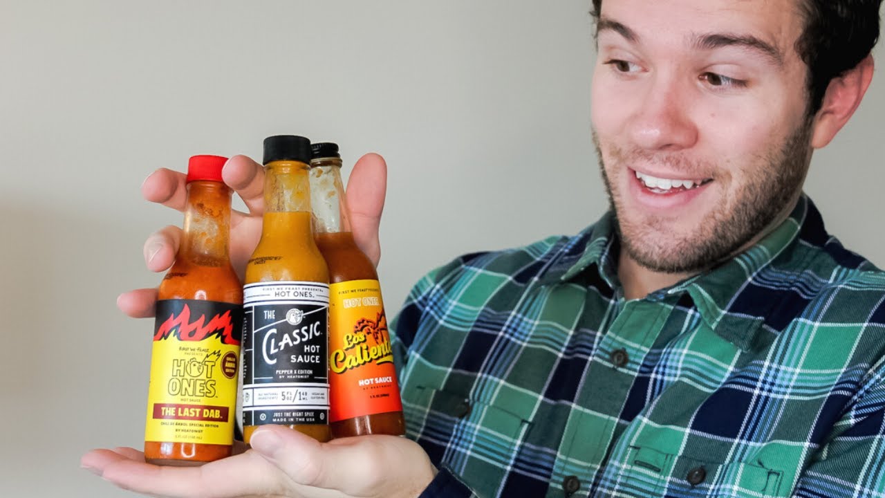 3 New Hot Ones Hot Sauces A MILD Last Dab?! Unboxing & Taste Test