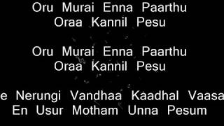 7UP Madras Gig - Orasaadha Instrumental | Karaoke with Lyrics