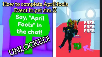 How to complete all missions in April Fools Update! Free Exclusive pet!