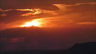 Timelapse de puesta de sol desde el Paseo del Norte. La Guardia (Toledo) 3-7-2023