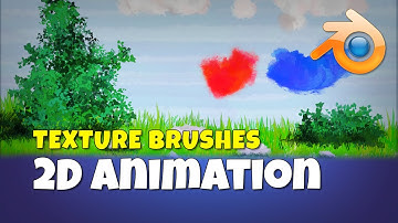 How to Download, Install and start using Texture Brushes in Blender 2.9 Grease Pencil. 2D Animation
