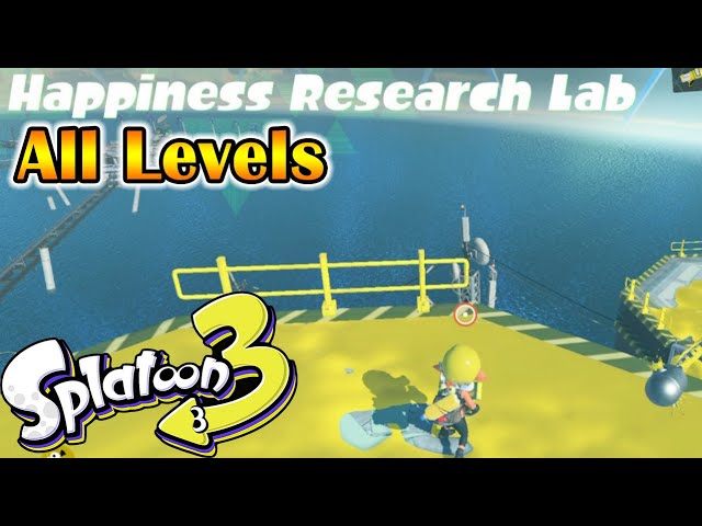 Splatoon 3 - All Levels in Site 6 (Happiness Research Lab) - YouTube