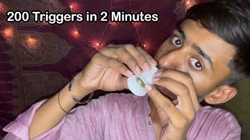 ASMR 200 Triggers In 2 Minutes